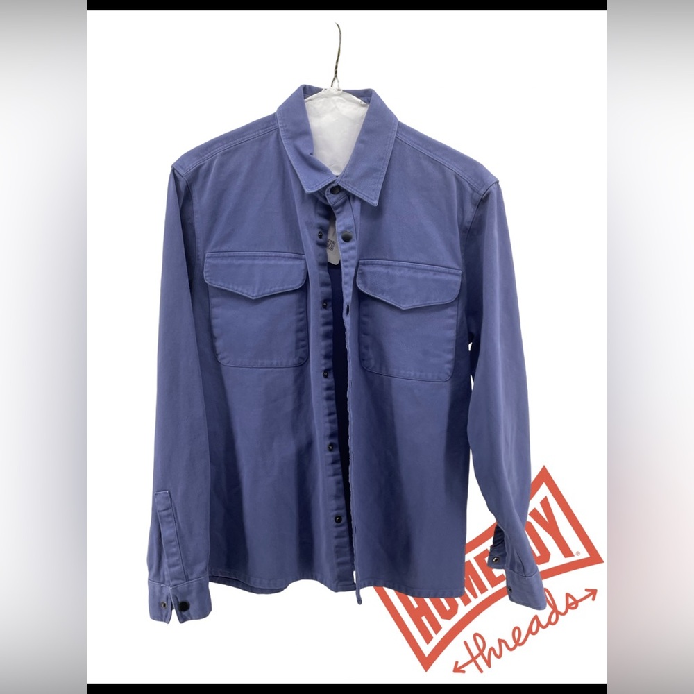 River Island Men's Blue Shirt Jacket